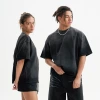 ETAI Men's Wear: A trendy brand, high-quality boxy short and wide T-shirts for men, a heavyweight pure cotton men's short-sleeved T-shirt Item Picture